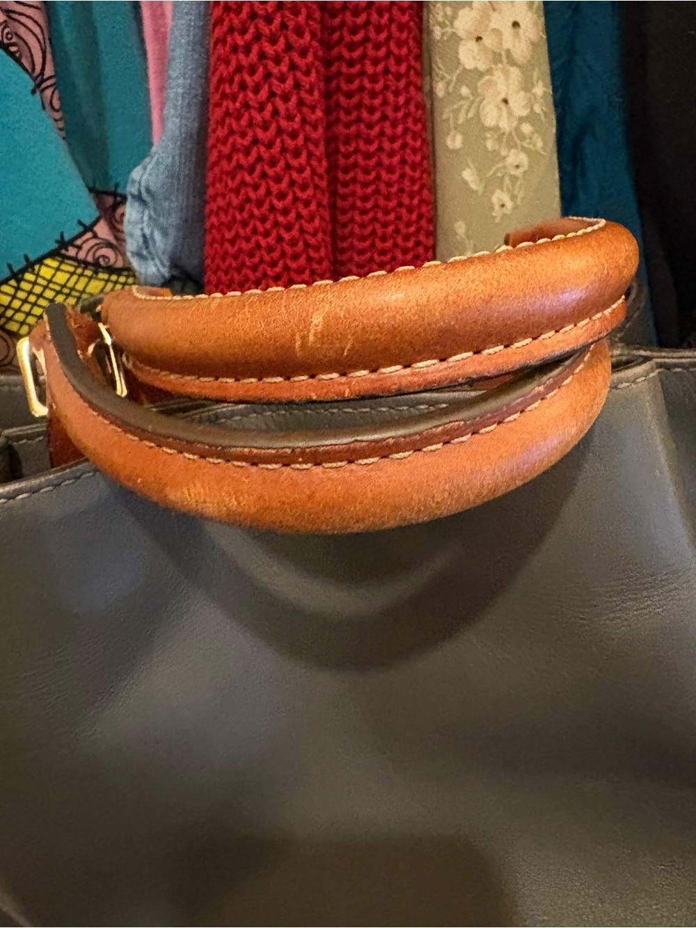 Dooney & Bourke | Barlow Satchel | Dark Grey - Picture 13 of 16